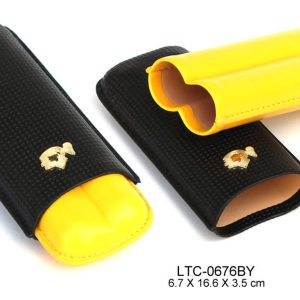 Black and Yellow 2 Fingers Cigars Case